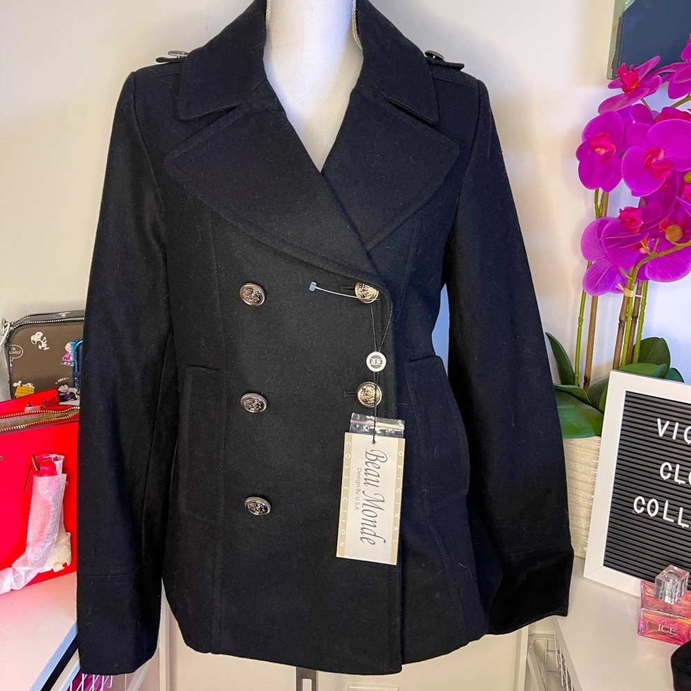 Brand new with tag beau monde pea coat